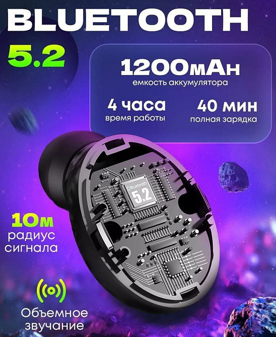 Наушники беспроводные для ios и Android Киев - изображение 2