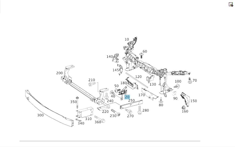 Mercedes-Benz  A2466210234 Кронштейн на передній настановній панелі праворуч CLA Shooting Brake X117 CLA C117 GLA X156 A-class W176 B-class W242 B-cla Одесса - изображение 2