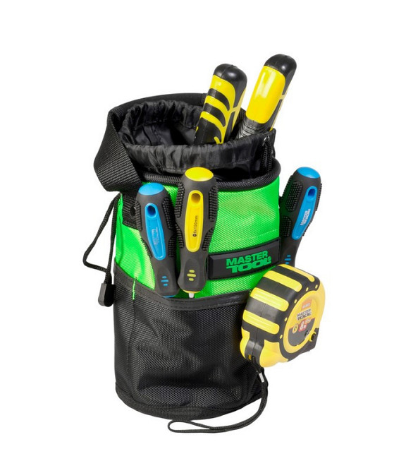 Сумка для инструмента открытая MASTERTOOL 220х145 мм 10 карманов усиленное дно 1680 DEN 79-1937 Ровно - изображение 7