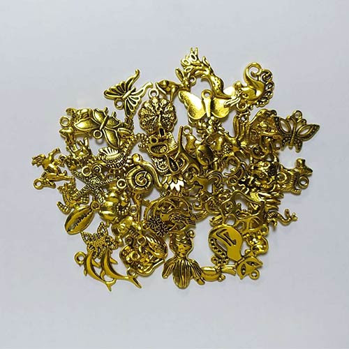 Набор подвесок металлических 50шт, шармы шармики, Животные, золото Винница - изображение 1