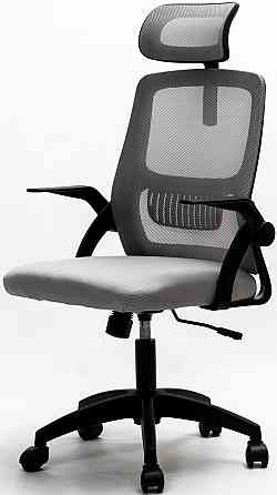 Кресло офисное Diego ErgoFlex сетка черно-серое Киев