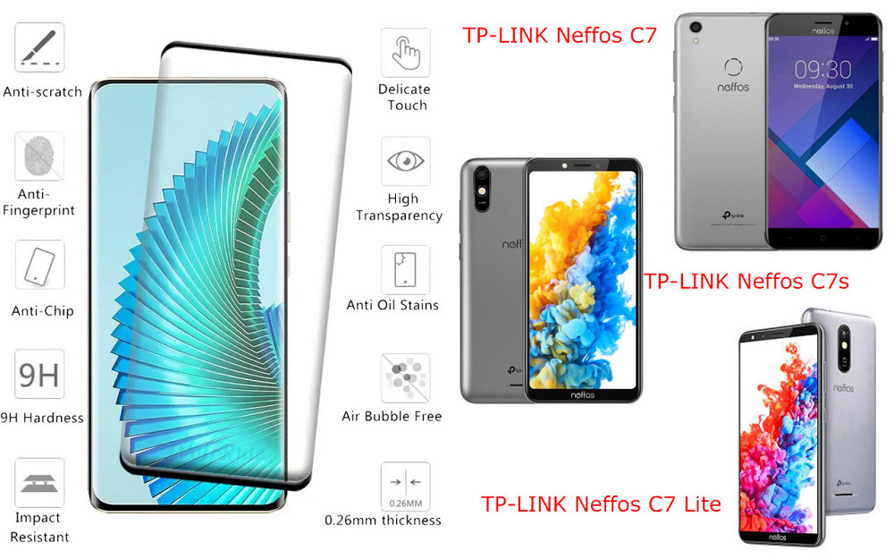 Защитное стекло HyperGlass Pro для TP-LINK Neffos C7, Neffos C7s, Neffos C7 Lite – максимальная Киев - изображение 2