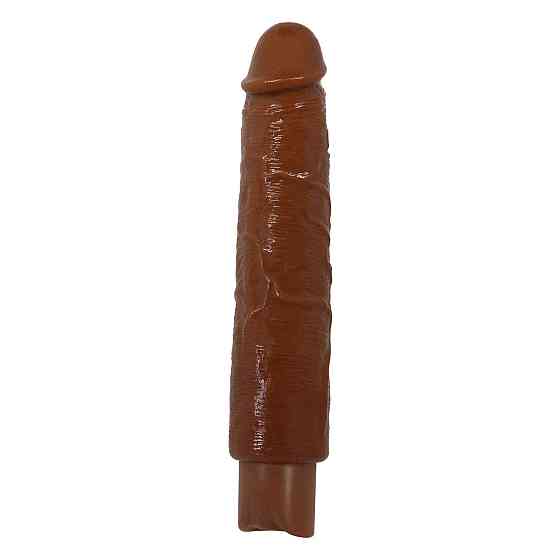 Перезаряжаемый вибратор реалистик Pretty Love - Soren Realistic Vibrating Dildo Brown, BW-500083-1 Sex Aura Киев