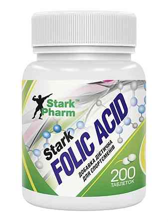 Фолієва кислота Stark Pharm Folic Acid 400 мкг 200 таблеток Луцьк