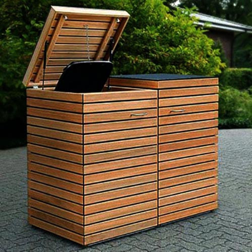 Бокс для мусорного бака 