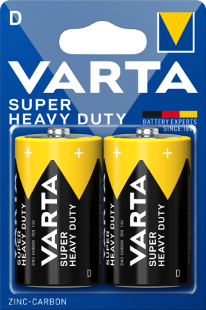 Батарейка бочка VARTA SUPERLIFE D 1.5V блістер 2 шт Рівне