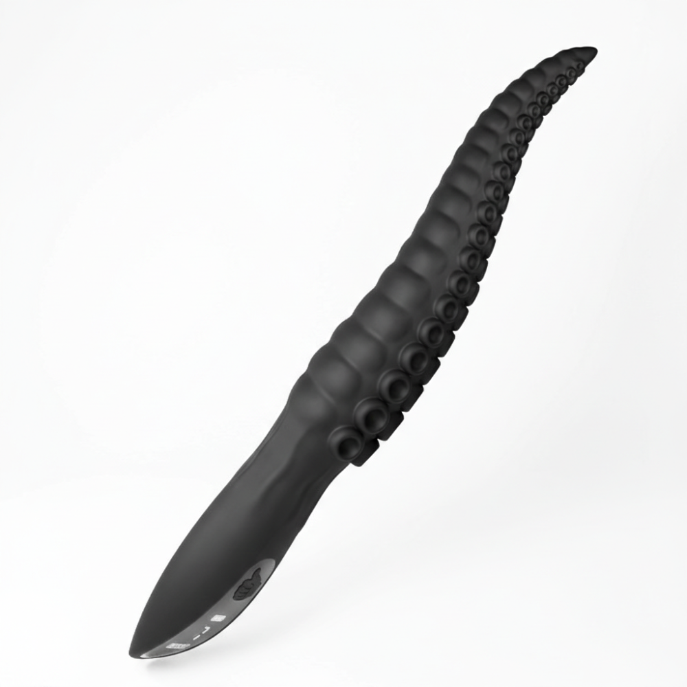 Анально-вагінальний вібратор G-стимулятор тентакль (щупальця хентай) Yunman Tentacle силіконовий 24 см Чорний Вінниця - фото 1