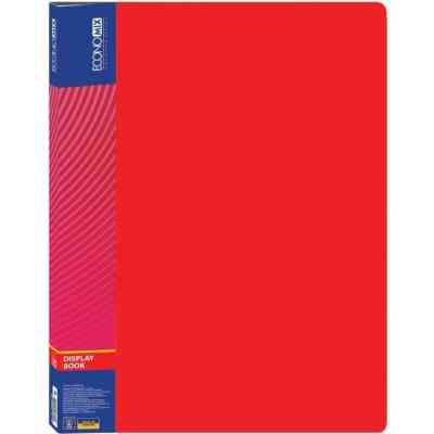 Папка с файлами Economix А4 с 10 файлами, красная (E30601-03) Винница