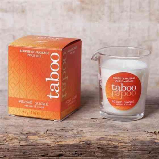 Масажна свічка - Taboo Peche Sucre, 60 г Sex Aura Київ