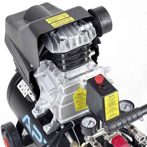 Компресор одноциліндровий 1,5кВт 205л/хв 8 бар 24л 2 крана APRO Житомир - фото 6