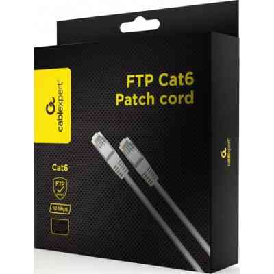 Патч-корд 15м FTP cat 6 CCA gray Cablexpert (PPB6-15M) Винница