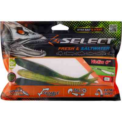 Силікон рибальський Select Victim V-Tail 6" 203 (3 шт/уп) (1870.74.53) Вінниця