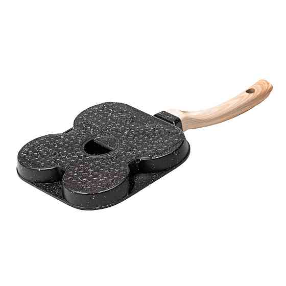 Сковорода квадратна порційна на 3 секції з антипригарним покриттям для всіх плит сіра HP39571C Коломия