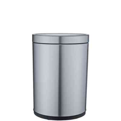 Контейнер для сміття JAH круглий без кришки срібний металік 12 л (6338) Вінниця