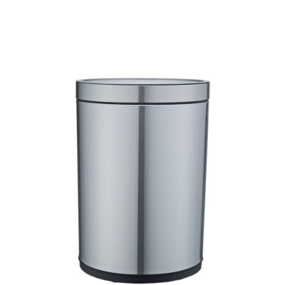 Контейнер для сміття JAH круглий без кришки срібний металік 12 л (6338) Вінниця - фото 4