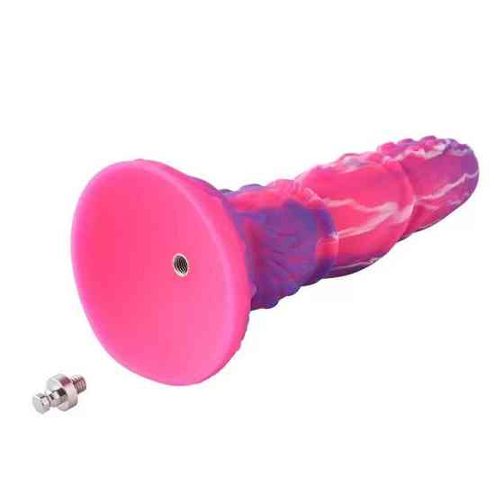 Фалоімітатор для секс-машин Hismith Tentacle Silicone Dildo Monster Series, KlicLok та присоска Sex Aura Київ