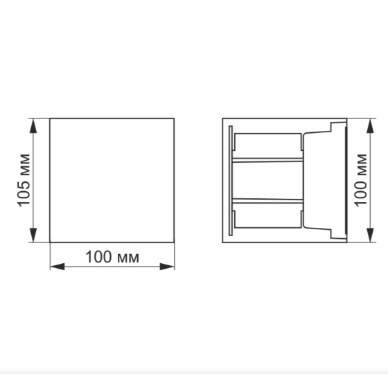 LED Світильник архітектурний VL-AR04-062B 6W 2700K 220-240V IP54 Videx Житомир