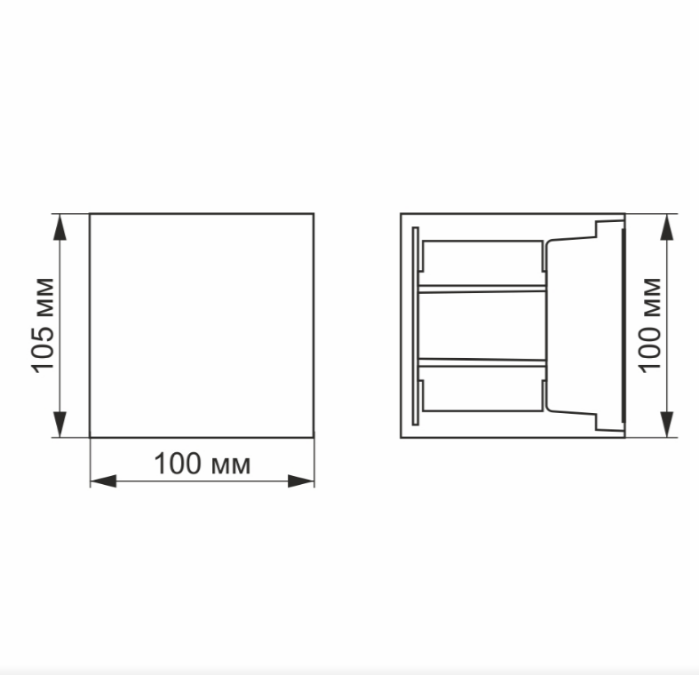 LED Світильник архітектурний VL-AR04-062B 6W 2700K 220-240V IP54 Videx Житомир - изображение 6