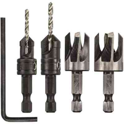 Набір фрез DeWALT по дереву 2шт + зенкер з свердлом 2шт. (DT7620) Вінниця