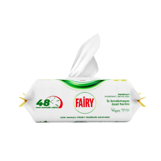Вологі серветки для прибирання Fairy Lemon 100 шт Гостомель