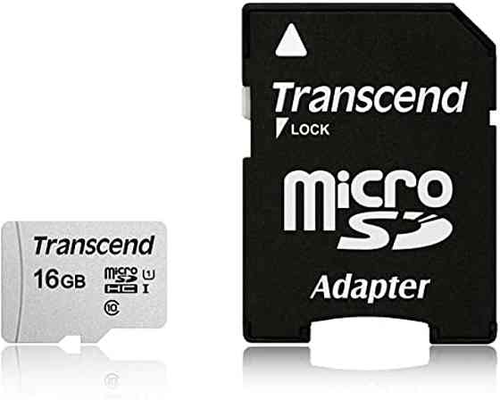 microSDHC (UHS-1) Transcend 300S 16Gb class 10 (adapter SD) Киев