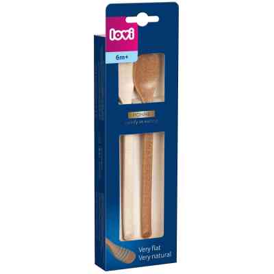 Набор детской посуды Lovi Granola Первая ложечка для кормления 2 шт (35/582_bei) Винница