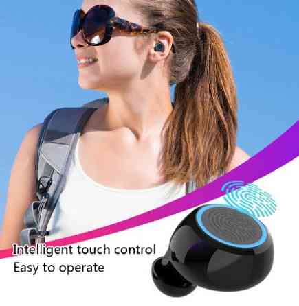 Навушники Bluetooth v5.0 Глибокий бас, бездротові з IPX7 водонепроникні Київ