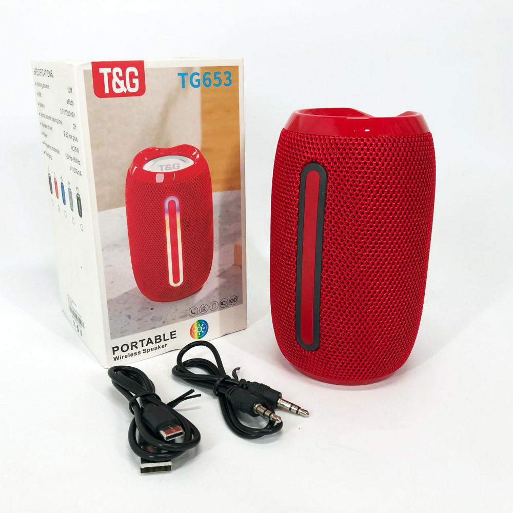 Bluetooth колонка з usb-портом TG653, Bluetooth колонка з динамічним підсвічуванням SF-18 Львів - фото 2
