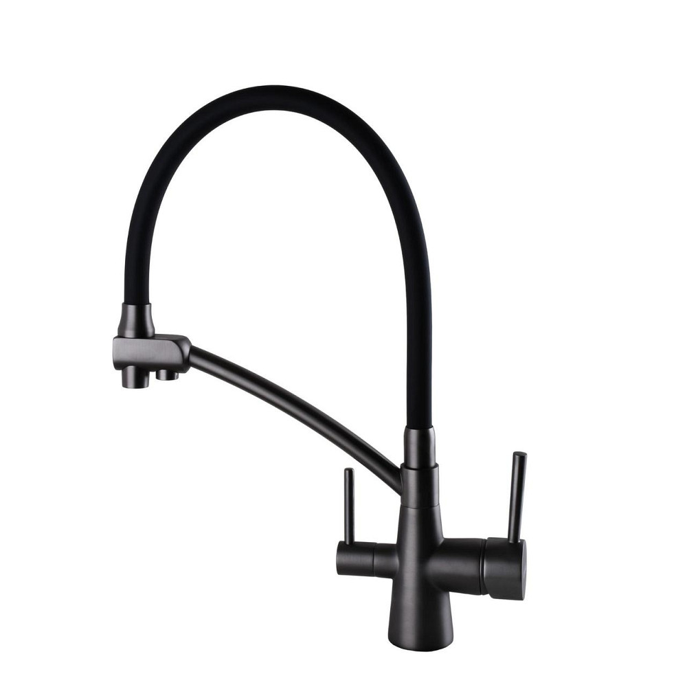 Змішувач для кухні під осмос Globus Lux LAZER GLLR-0700-11-GRAPHITE Київ - фото 3