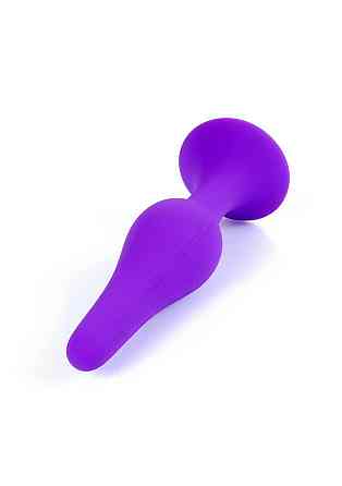 Анальна пробка - Silicone Purple Plug M Sex Aura Київ