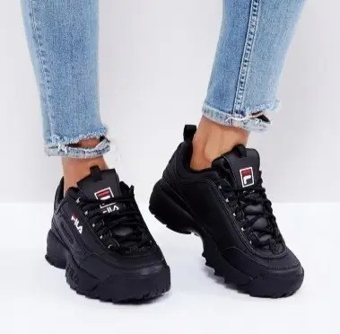 Кроссовки FILA Disruptor Черные Женские Кожаные Фила (размеры: 36,37,38,39) Видео Обзор Днепр - изображение 7