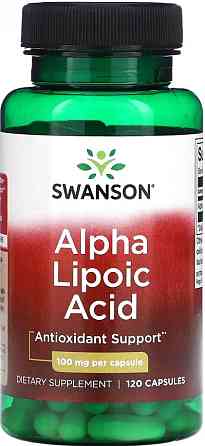 Альфа-ліпоєвая кислота Alpha Lipoic Acid 100 mg 120caps Київ