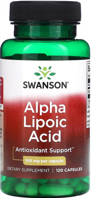 Альфа-ліпоєвая кислота Alpha Lipoic Acid 100 mg 120caps Київ - фото 1