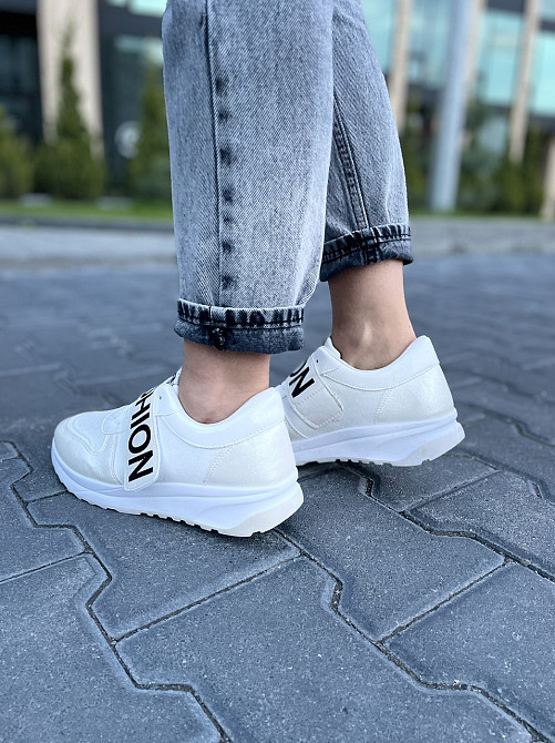 IDEAL Кросівки жіночі Ideal H10 білі (весна-осінь, еко-шкіра) (1528) лише 41р. Коломия - фото 10