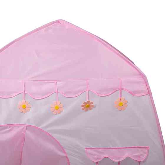 Дитячий ігровий намет будиночок для дівчаток 125×100×120 см намет будиночок для дітей Рожевий H Коломия