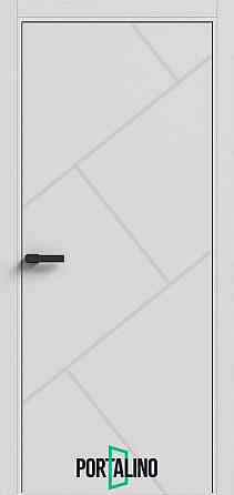Дверь межкомнатная Порталино FB-05 белая эмаль с врезкой под замок Киев