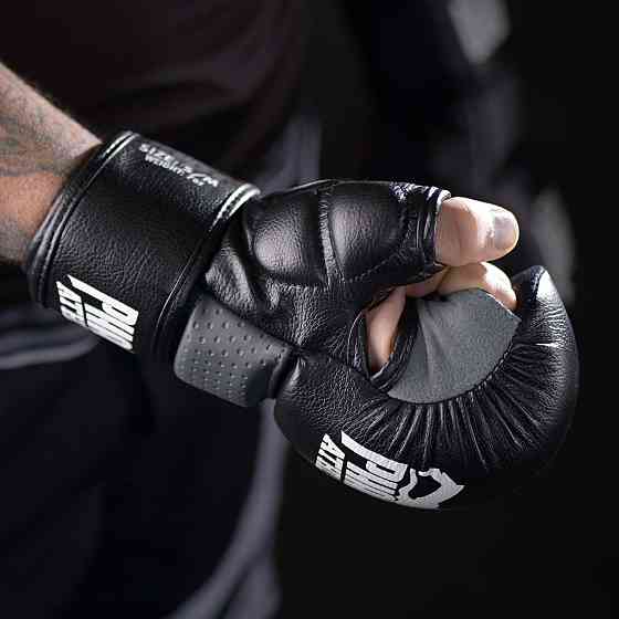 Перчатки для ММА Phantom RIOT Black L/XL (капа в подарок) Киев