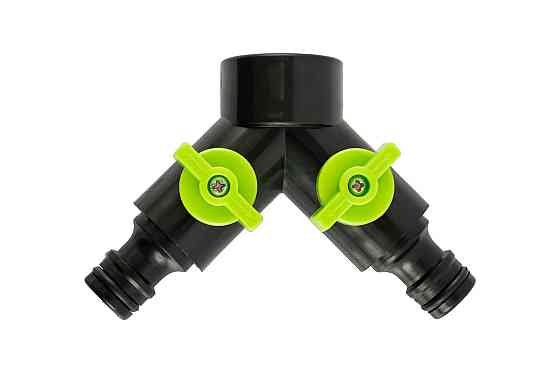 MASTERTOOL Розподiльник двоканальний MASTERTOOL Y-type з регулювальними вентилями ½" - ¾" ВР 92 Киев