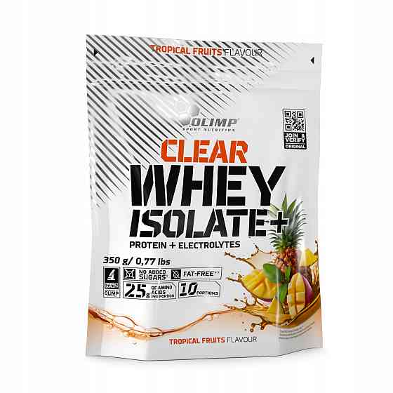 Протеин Olimp Clear Whey Isolate+ 350 г, тропические фрукты Луцк