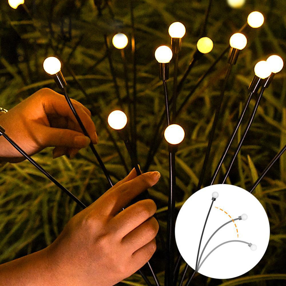 Садовий світильник на сонячній батареї 70см, Тепле світло / Вуличний ліхтар для саду / Газонний ліхтар Київ - фото 5