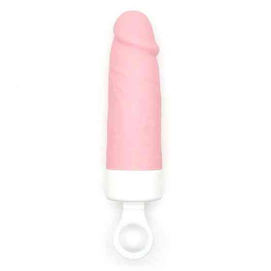 Вібратор CuteVibe Teddy Brown (Pink Dildo), реалістичний вібратор під виглядом морозива Sex Aura Київ