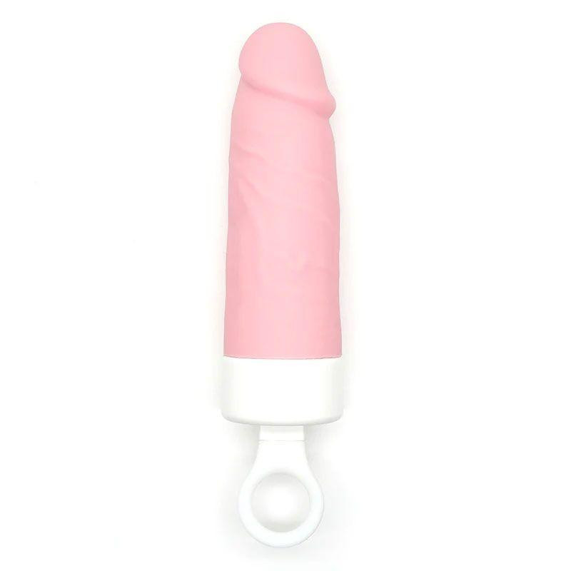 Вибратор CuteVibe Teddy Brown (Pink Dildo), реалистичный вибратор под видом мороженого Sex Aura Киев - изображение 3