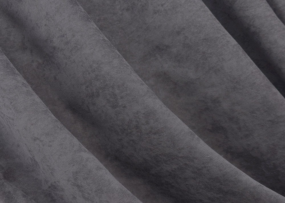 Комплект готовых штор VR-Textil Микровелюр Petek YL № 1706ш Графитовый 200х290 см 2 шт (32-485) Киев - изображение 6