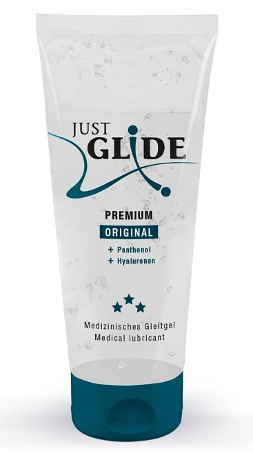 Веганський органічний гель-лубрикант - Just Glide Premium, 200 ml Sex Aura Київ - фото 1