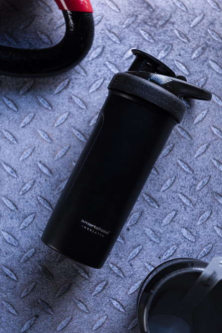 Шейкер спортивний SmartShake металевий Insulated Steel 750ml Black Луцк - изображение 8