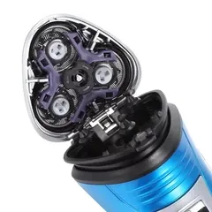 Электробритва GEEMY GM-7090 с тремя плавающими головками, сухое бритье, триммер, автономность 90 мин Одесса - изображение 3