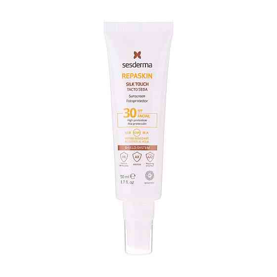 Сесдерма Солнцезащитный крем для лица Sesderma Repaskin Silk Touch SPF 30, 50 мл Днепр
