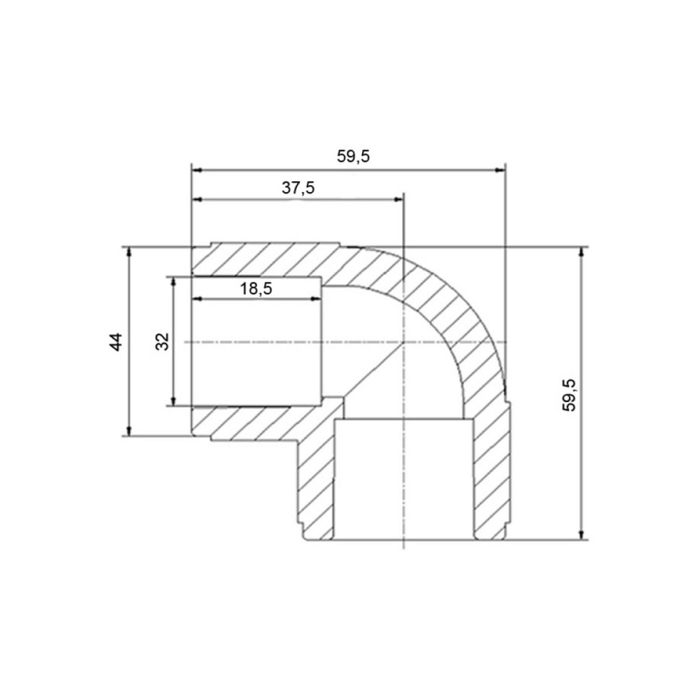 Куточок PPR Blue Ocean "Білий" 32, 90° Київ - фото 2