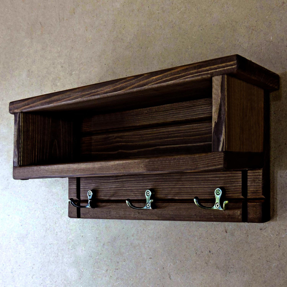 Ключниця дерев'яна "Пембрук" капучино Миколаїв - фото 1