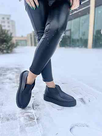 Черевики жіночі GREMMY чорні натуральна шкіра з хутром висота 8см (5333) 38р.39р.40р. Коломыя